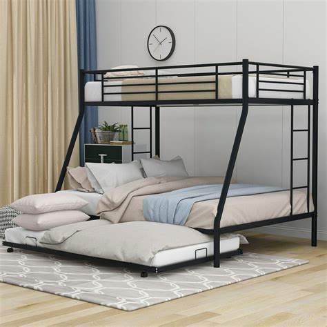 metal frame twin over full bunk bed